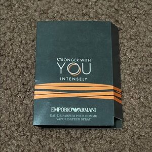 🤎5 For $25🤎 EMPORIO ARMANI STRONGER WITH YOU INTENSELY Men’s Fragrance Sample